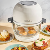 Fritaire Self-Cleaning Glass Bowl Air Fryer - Lily White