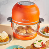 Fritaire Self-Cleaning Glass Bowl Air Fryer - Cherry Red