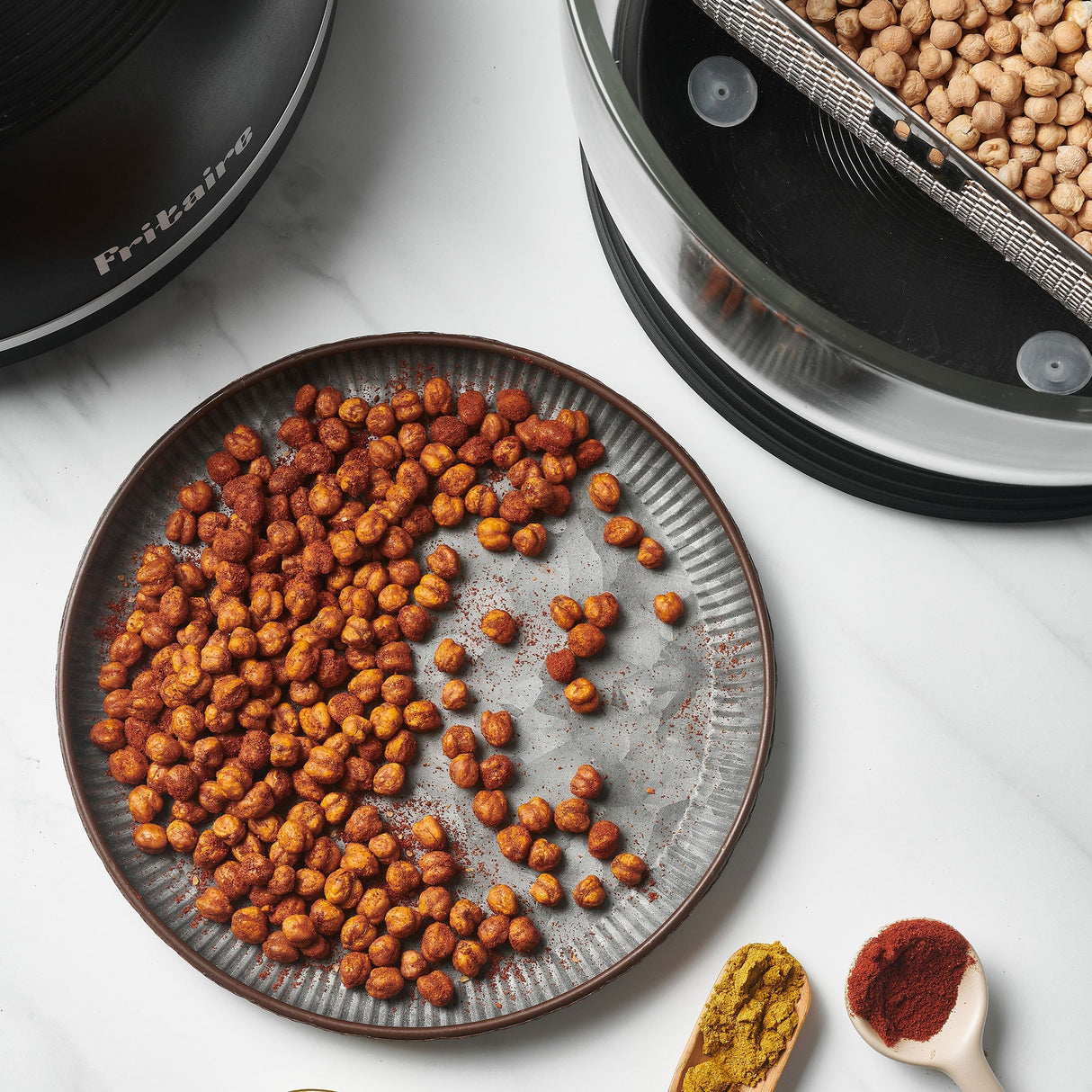 Fritaire Self-Cleaning Glass Bowl Air Fryer - Lily White