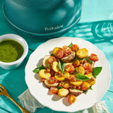 Fritaire Self-Cleaning Glass Bowl Air Fryer - Cherry Red