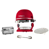 Fritaire Self-Cleaning Glass Bowl Air Fryer - Cherry Red