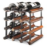 Jeray Final Touch 12 Bottle Assembled Maple Wine Rack