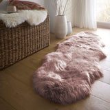 The Rugs Genuine Rose Sheepskin Faux Fur Rug