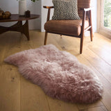 The Rugs Genuine Rose Sheepskin Faux Fur Rug