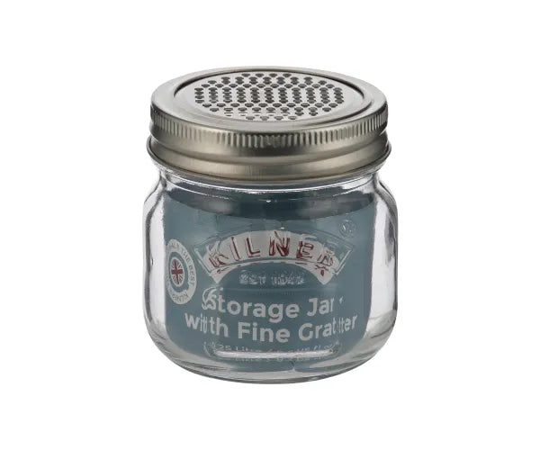 Kilner Glass Storage Jar & Fine Grater Lid 0.25 Litre