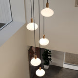 Tala Five Pendant in Brass Oval II