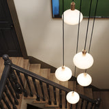 Tala Five Pendant in Brass Oval II