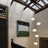 Tala Five Pendant in Brass Oval II