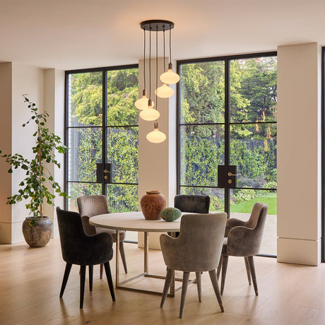 Tala Five Pendant in Graphite Oval II