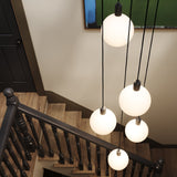 Tala Five Pendant in Brass with Sphere V