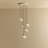 Tala Five Pendant in Brass Oval II