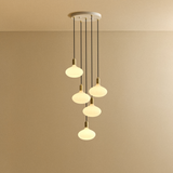 Tala Five Pendant in Brass Oval II