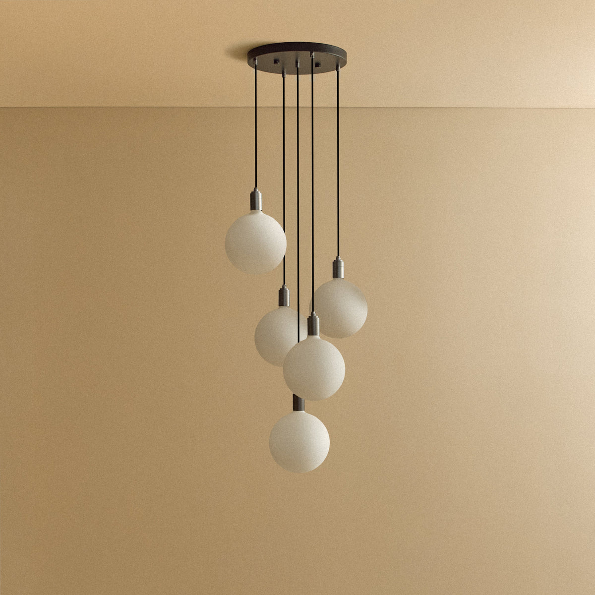 Tala Five Pendant in Graphite with Sphere V