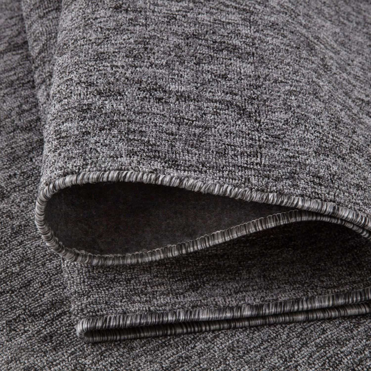Flex Grey Low Pile Solid Rug