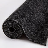 Flex Dark Grey Low Pile Solid Rug