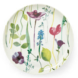 Portmeirion Porcelain Water Garden Footed Cake Plate with Floral Print