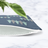 Shadowbright Navy Blue Scandinavian Forest Makeup Bag - 24cm x 19cm