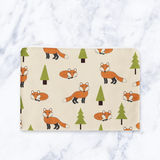Shadowbright Beige Scandi Foxes Make Up Bag -  24cm x 19cm
