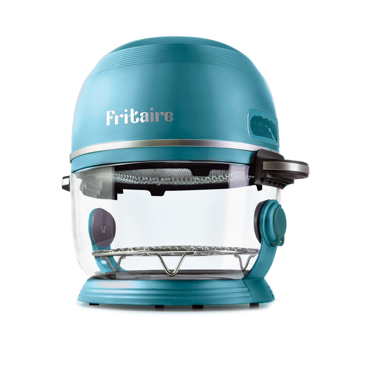 Fritaire Self-Cleaning Glass Bowl Air Fryer - Teal
