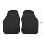 Nicoman Eco Friendly Car Mat 2pc Front Set Rubber Non Slip