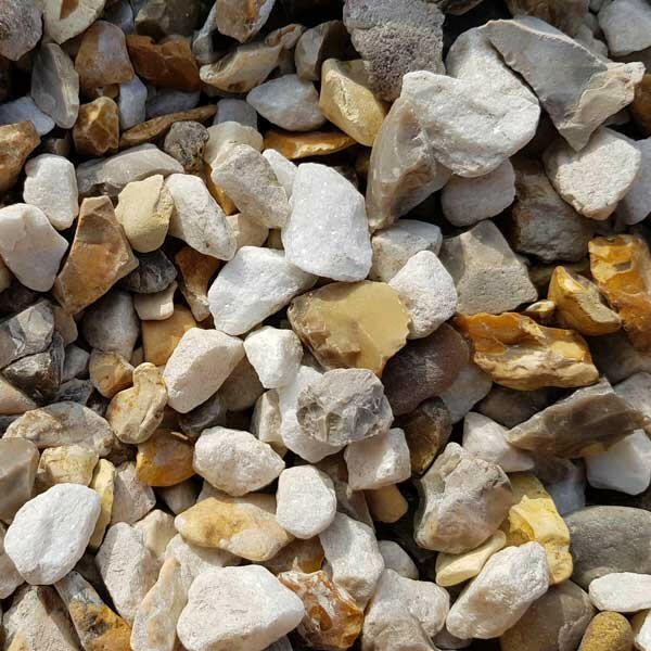 Dandy's Gold & White Blend Gravel Chippings Bulk Bag