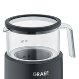 Graef Glass Induction Milk Frother - Black