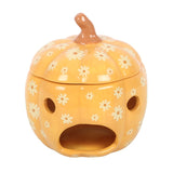 Blush & Bale Floral Pumpkin Oil Burner Décor