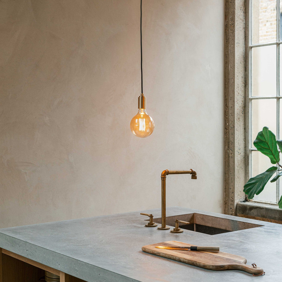 Tala Gaia Pendant Light in Walnut