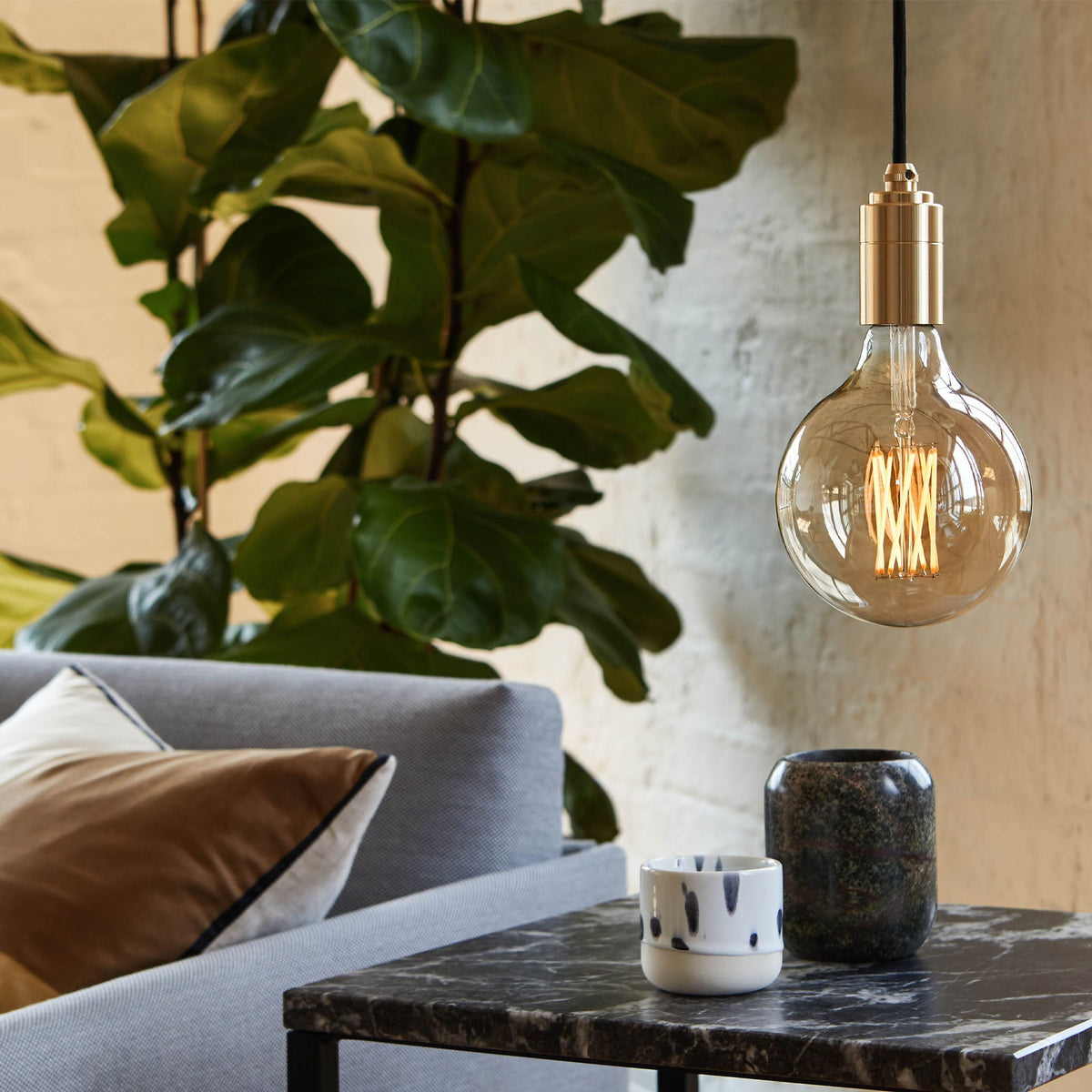 Tala Gaia Plug In Pendant in Graphite
