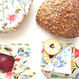 Honey Bee Good Garden Beeswax Wraps - Set of 3