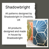 Shadowbright Dark Green Triangle Pattern Cushion Cover - 100% Cotton