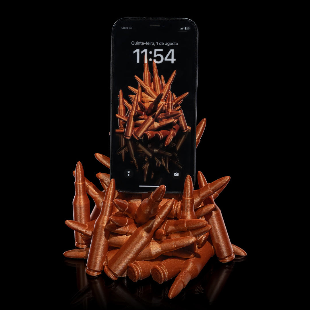 Filamora Studios 3D Printed Phone Holder Give It A Shot Stand