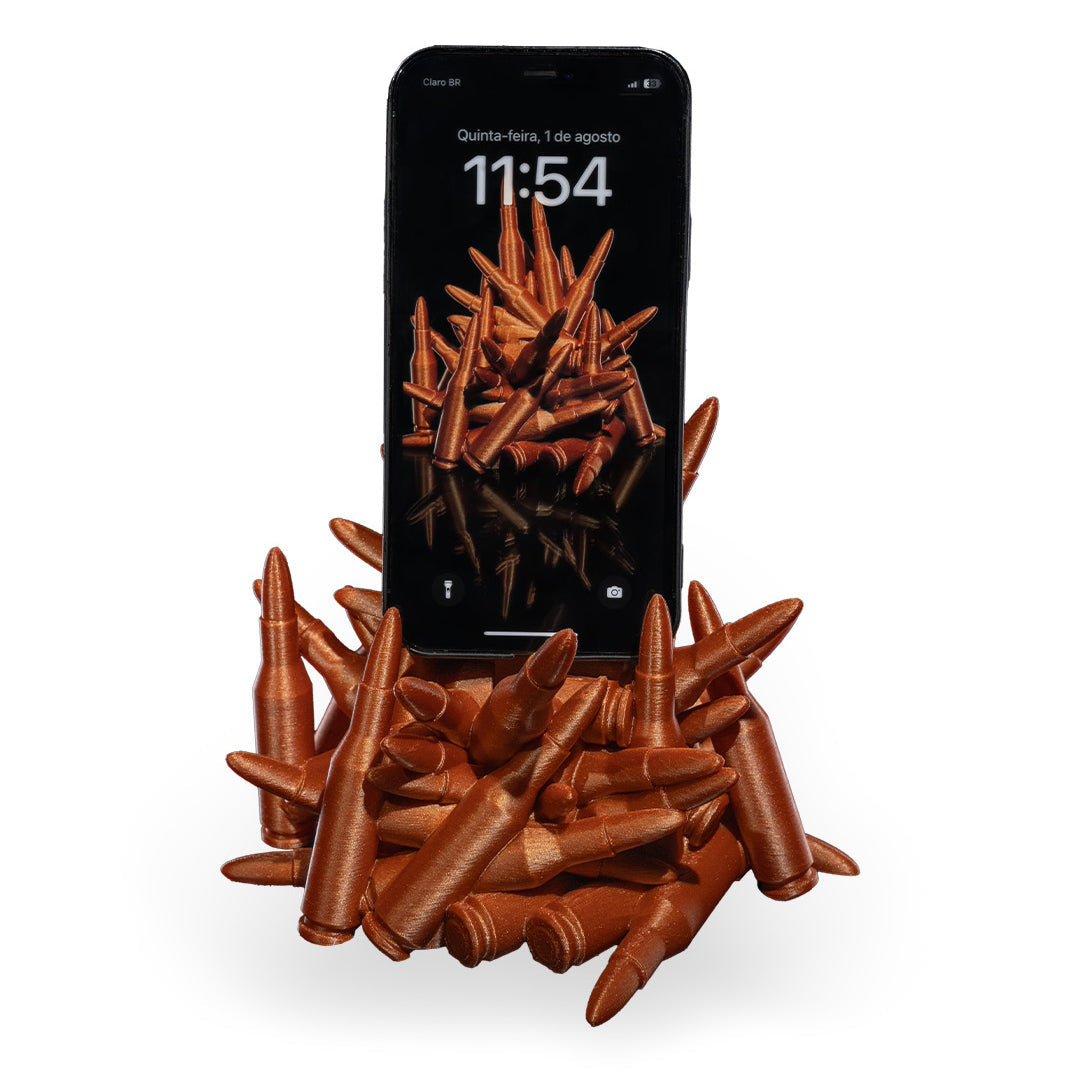 Filamora Studios 3D Printed Phone Holder Give It A Shot Stand
