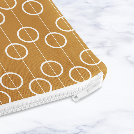 Shadowbright Retro Gold Make Up Bag - 24cm x 19cm
