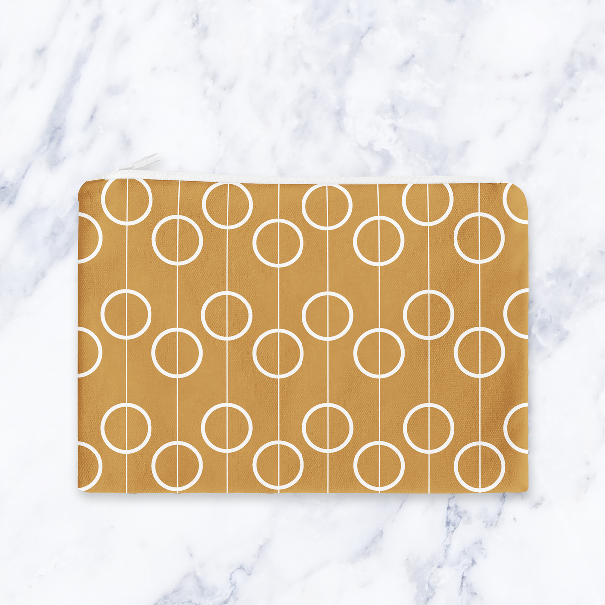 Shadowbright Retro Gold Make Up Bag - 24cm x 19cm