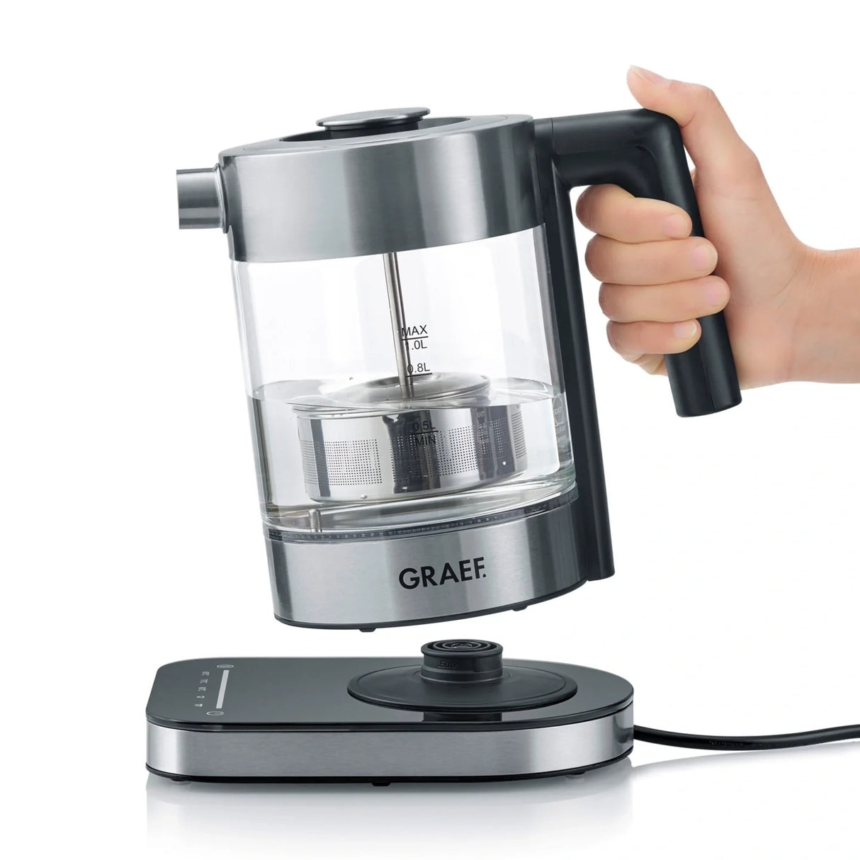Graef Glass Kettle & Tea Maker – 1L