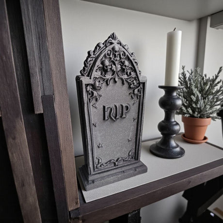 Filamora Studios Scary Halloween Tombstone Decor - PLA Grave Ornament