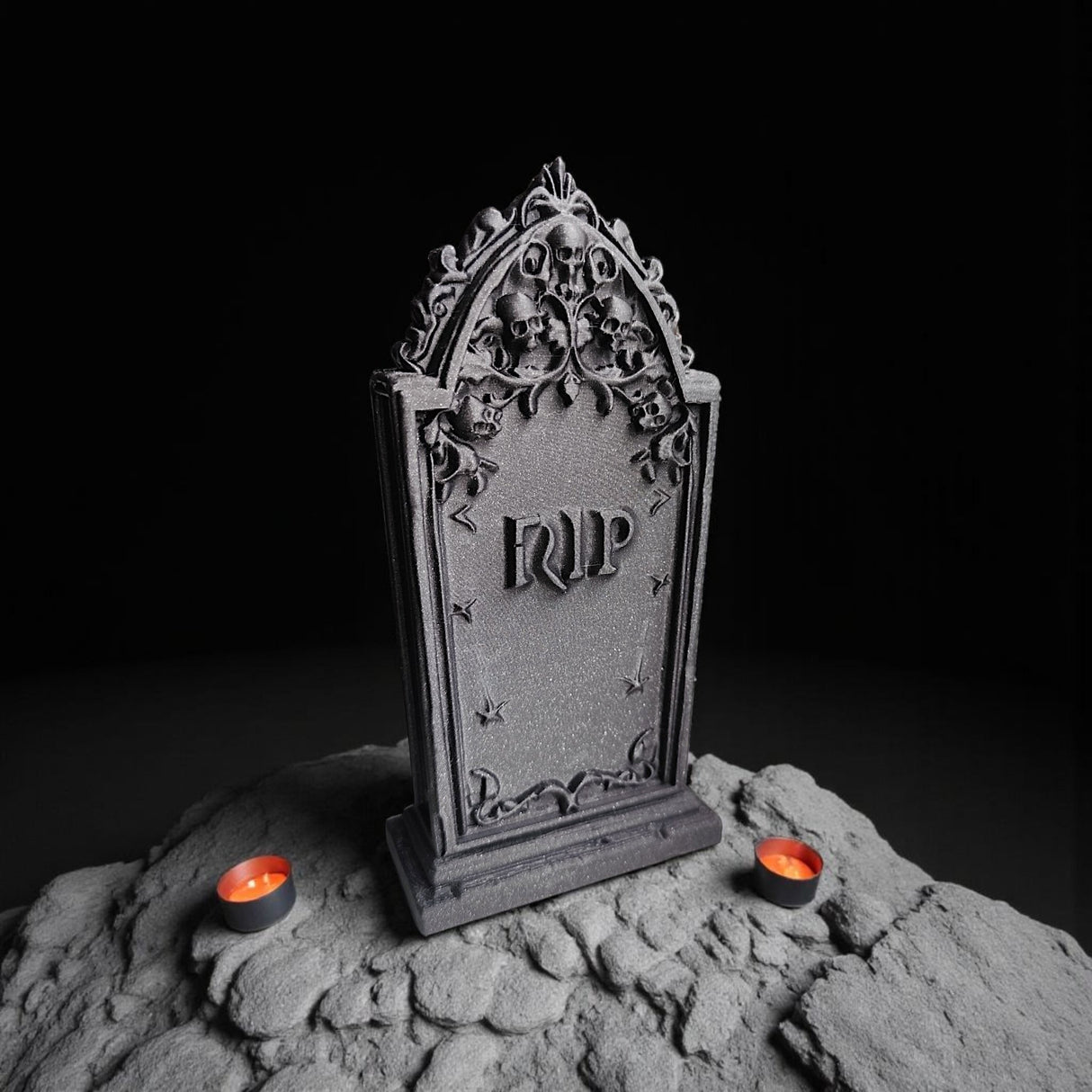 Filamora Studios Scary Halloween Tombstone Decor - PLA Grave Ornament
