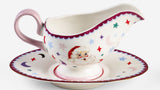 Eleanor Bowmer Festive Santa Gravy Boat & Saucer