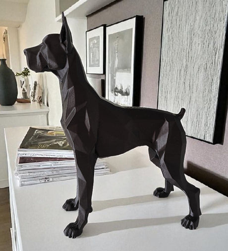 Filamora Studios Low Poly Great Dane Statue