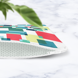 Shadowbright Geometric Abstract Makeup Bag - 24cm x 19cm