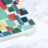 Shadowbright Geometric Abstract Makeup Bag - 24cm x 19cm