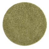 Washable Olive Green Shaggy Rug by The Rugs