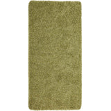 Washable Olive Green Shaggy Rug by The Rugs