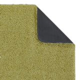 Washable Olive Green Shaggy Rug by The Rugs