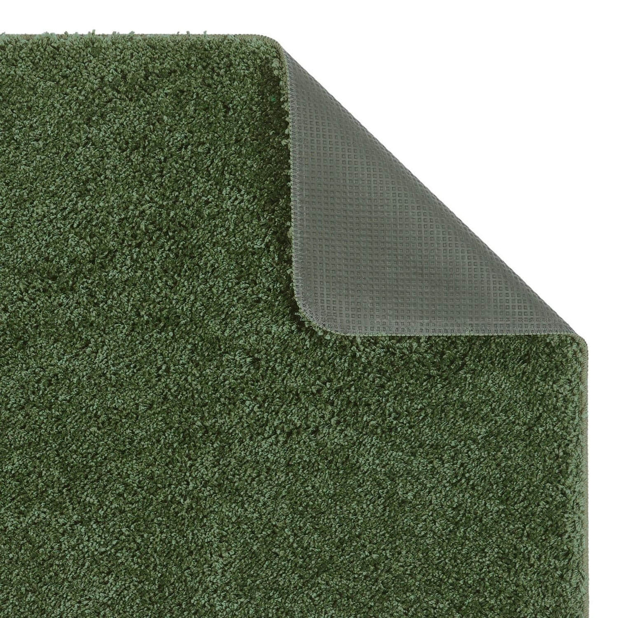 Washable Forest Green Shaggy Rug by The Rugs