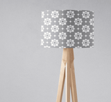Shadowbright Grey and White Tiles Design Geometric Lampshade