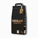 Globaltic Grilly Charcoal Briquettes - 3kg