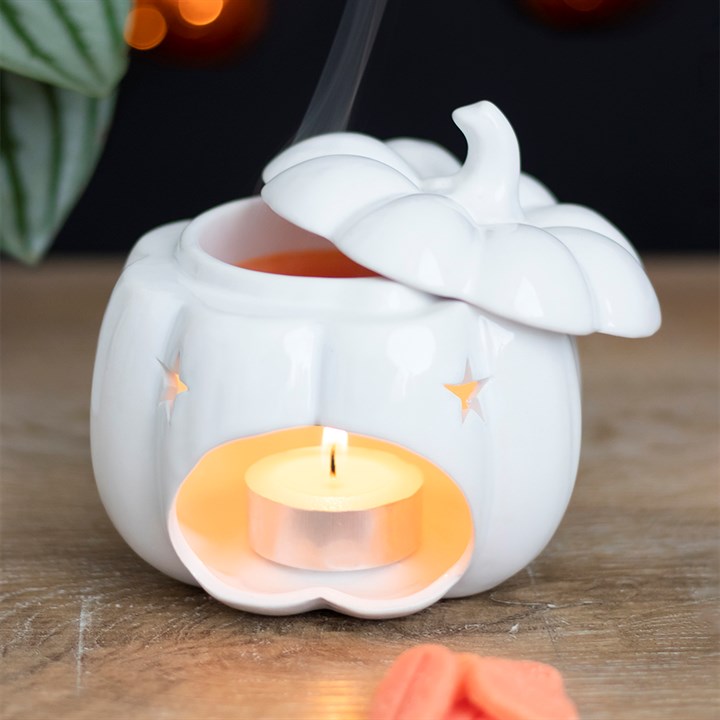Blush & Bale White Pumpkin Oil Burner Décor