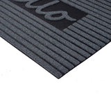 Nicoman Eco-Friendly "Hello" Door Mat - Dark Grey